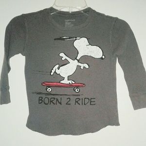 Snoopy Henley Top (Boy's)